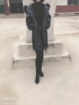 「ONLY（オンリー）のアイテム（ジャケット/アウター）」を使った、likeaiさん（レディース・170cm）の冬コーディネート