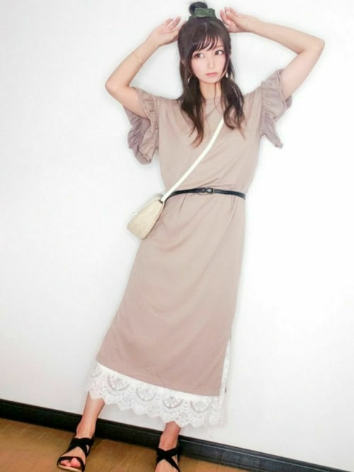 猫のっけ Grlのワンピースを使ったコーディネート Wear