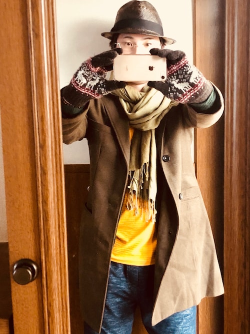 松岡青希さんの手袋を使ったコーディネート Zozotown