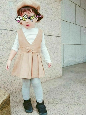 a_u_chan☆さん（キッズ・90cm）の秋コーディネート