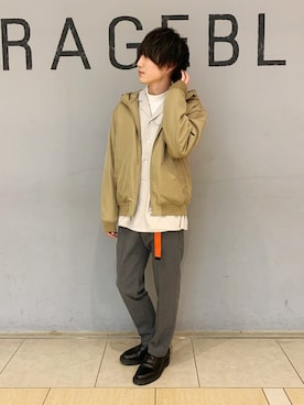 「RAGEBLUE（レイジブルー）のアイテム（その他アウター）」を使った、けーごさん（メンズ・169cm）の冬コーディネート