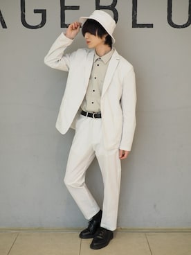 けーごさん（メンズ・169cm）の春コーディネート