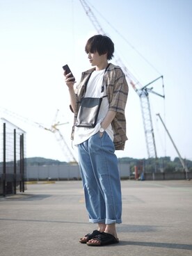 けーごさん（メンズ・169cm）の夏コーディネート