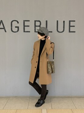 「RAGEBLUE（レイジブルー）のアイテム（キャスケット）」を使った、けーごさん（メンズ・169cm）の秋コーディネート