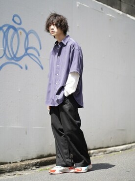 けーごさん（メンズ・169cm）の春コーディネート