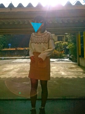 「RETOROGIRL」｜なおなおさん（レディース・158cm）の冬コーディネート