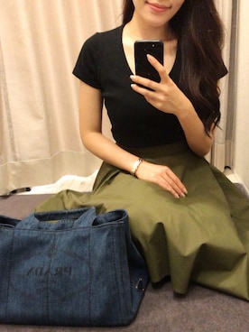 「ROYAL PARTY」｜とまこさん（レディース・156cm）の夏コーディネート