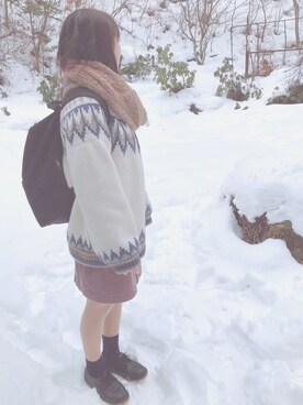 n .さん（レディース・154cm）の冬コーディネート