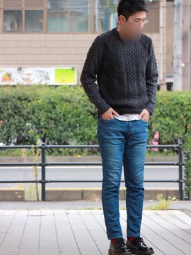 「ヤヌーク」｜kasiさん（メンズ・183cm）の秋コーディネート