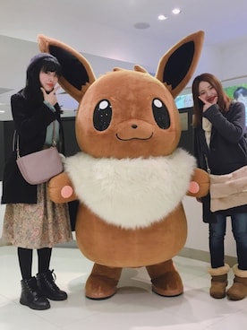 「I am I （アイアムアイ）のアイテム（ジャケット/アウター）」を使った、minaseさん（レディース・167cm）の冬コーディネート
