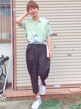 よしおさん（メンズ・168cm）の夏コーディネート