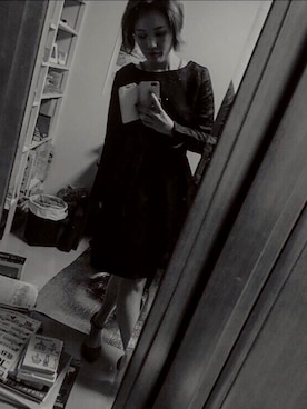 「DHOLIC（ディーホリック）のアイテム（ドレス）」を使った、ka🙃さん（レディース・162cm）の冬コーディネート