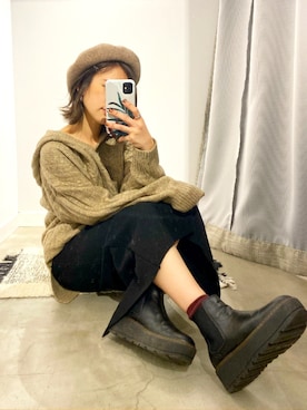 ちーかまさん（レディース・151cm）の冬コーディネート