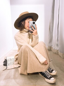 ちーかまさん（レディース・151cm）の冬コーディネート