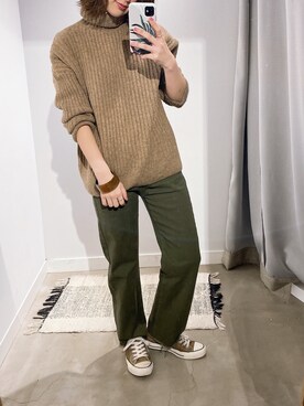 ちーかまさん（レディース・151cm）の冬コーディネート