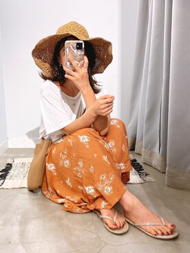 ちーかまさん（レディース・151cm）の夏コーディネート