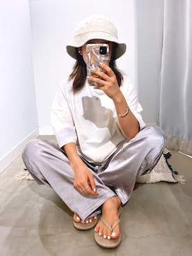 ちーかまさん（レディース・151cm）の夏コーディネート