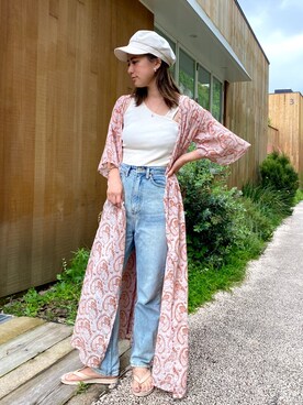 ちーかまさん（レディース・151cm）の夏コーディネート