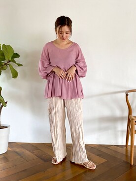 ちーかまさん（レディース・151cm）の秋コーディネート