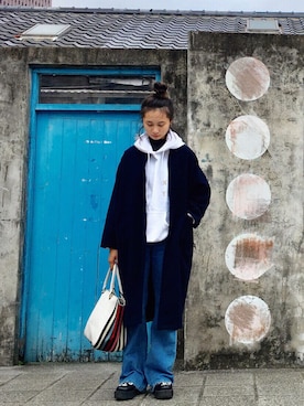 「SONIA RYKIEL（ソニアリキエル）のアイテム」を使った、Wendyさん（レディース・161cm）の冬コーディネート