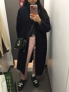 「T.U.K（ティーユーケー）のアイテム」を使った、Wendyさん（レディース・161cm）の冬コーディネート