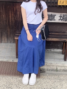 「DHOLIC（ディーホリック）のアイテム（スニーカー）」を使った、ａｋｏさん（レディース・160cm）の春コーディネート