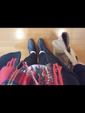 「タータンチェック」｜マツモト。さん（レディース・158cm）の冬コーディネート