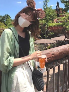 「tiptop」｜yu-miさん（レディース・177cm）の夏コーディネート