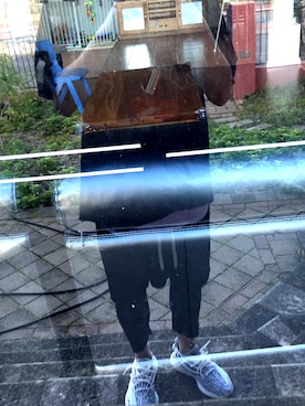 「Yeezy（イージー）のアイテム（その他）」を使った、Justin Jiangさん（メンズ・175cm）の夏コーディネート