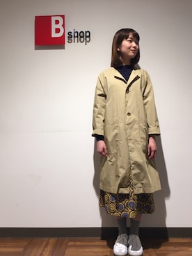 「GERMAN TRAINER（ジャーマントレーナー）のアイテム」を使った、Bshop横浜店さん（レディース・156cm）の冬コーディネート