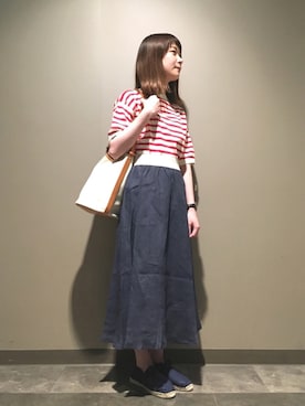 Bshop横浜店さん（レディース・156cm）の春コーディネート