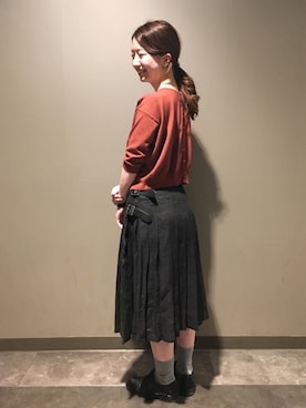 「FALKE（ファルケ）のアイテム」を使った、Bshop横浜店さん（レディース・157cm）の夏コーディネート