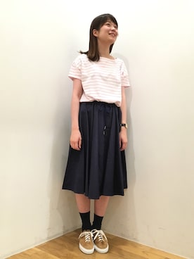 Bshop横浜店さん（レディース・156cm）の夏コーディネート
