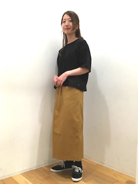 「Keds（ケッズ）のアイテム」を使った、Bshop横浜店さん（レディース・156cm）の夏コーディネート