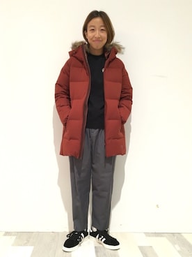 「DESCENTE（デサント）のアイテム」を使った、Bshop横浜店さん（レディース・160cm）の夏コーディネート