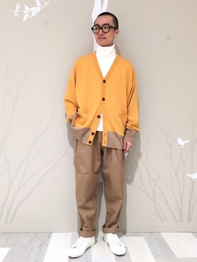 「Champion（チャンピオン）のアイテム（スニーカー）」を使った、Bshop横浜店さん（メンズ・168cm）の秋コーディネート