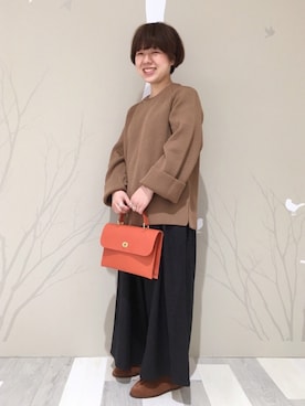 「AURALEE」｜Bshop横浜店さん（レディース・148cm）の秋コーディネート