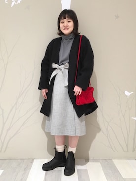 Bshop横浜店さん(レディース・154cm)の冬コーディネート
