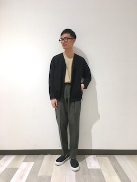 「cellar door」｜「アイテム（スニーカー）」を使った、Bshop横浜店さん（メンズ・173cm）の春コーディネート