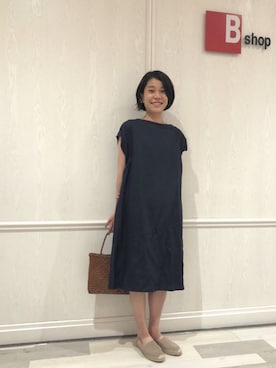 Bshop横浜店さん（レディース・156cm）の春コーディネート