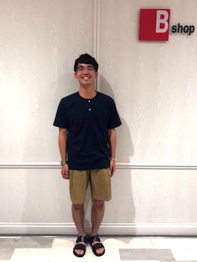 「Morris & Sons」｜Bshop横浜店さん（メンズ・168cm）の夏コーディネート