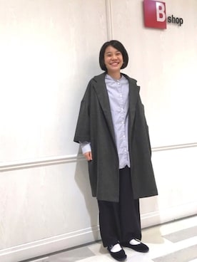 「GALLEGO DESPORTES」｜「アイテム（その他アウター）」を使った、Bshop横浜店さん（レディース・166cm）の夏コーディネート