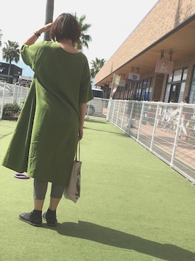 「REAC（レアック）のアイテム」を使った、なおさん（レディース・164cm）の秋コーディネート