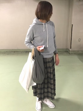 「REAC（レアック）のアイテム」を使った、なおさん（レディース・164cm）の秋コーディネート