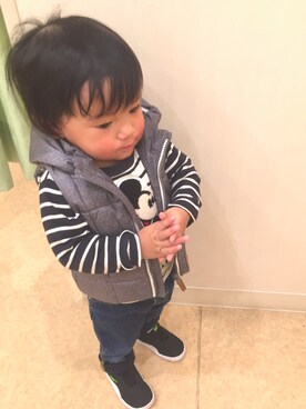 miiさん（キッズ・70cm）の冬コーディネート