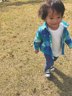 miiさん（キッズ・70cm）の春コーディネート