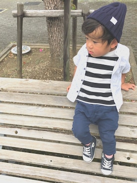 miiさん（キッズ・70cm）の春コーディネート