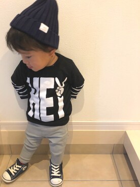 miiさん（キッズ・70cm）の春コーディネート