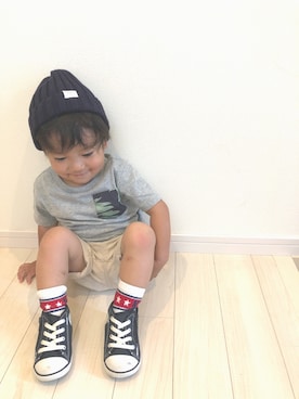 miiさん（キッズ・70cm）の春コーディネート