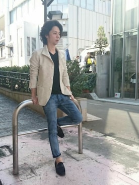 ICHIKAWAさん（メンズ・172cm）の冬コーディネート